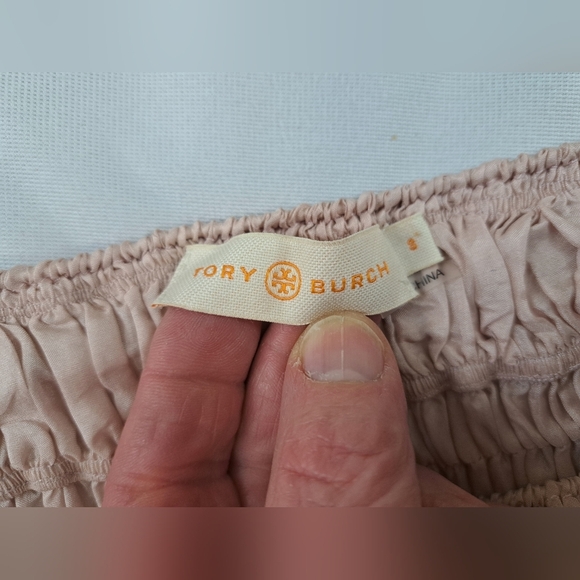 Tory Burch CORDED Silk SKIRT Iced Pink Size 8 - Picture 8 of 16